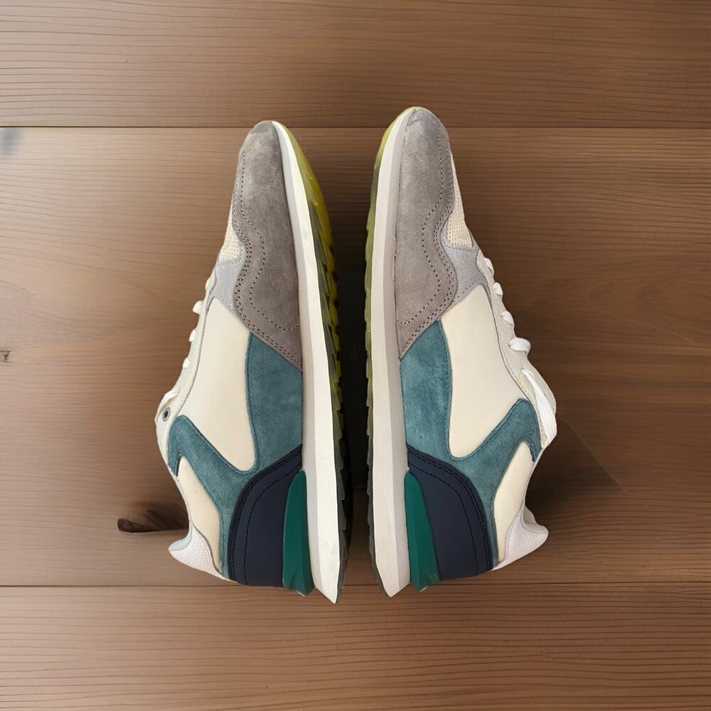 Hoff Men’s Sneakers Size 11 Cascais White Grey Green Shoes Eur Size 44